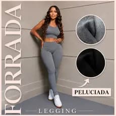 ⚡️ CALÇA LEGGING FEMININA FORRADA, FLANELADA, PELUCIADA, GROSSA IDEAL PARA O INVERNO FORRADA⚡Super confortável.