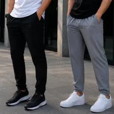 Calça Masculina Tactel com Elastano Para Treino Dia a Dia Super Leve Confortável Esportiva e Casual