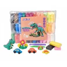 Massinha de Modelar Kit 12/24/36 Cores Diferentes Infantil Criança Brinquedo Escolar Criativo