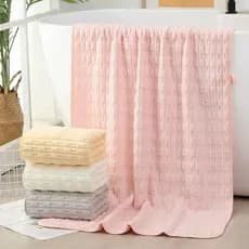 Toalha de Banho Microfibra Coral 70x140cm - Macia, Alta Absorção e Secagem Rápida