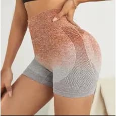 Short Fitness Academia Degrade Cintura Alta Levanta Bumbum