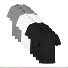 Camisetas Masculina Lisa Premium 100% Algodão