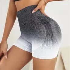Short Fitness Academia Degrade Cintura Alta Levanta Bumbum