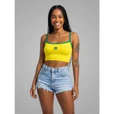 blusinha Alcinha Brasil Feminina Suplex Baby Look Copa Do Mundo