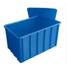 CAIXA PLÁSTICA 180L BAU GRANDE 51 X 57 X 90 CONTAINER PLÁSTICA COM E SEM TAMPA