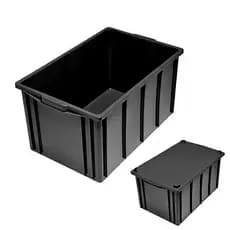 CAIXA GRANDE  61L MOD 1035 31 X62 X 39 TRANSPORTE E ARMAZENAMENTO DE ALIMENTOS MONOBLOCO EMPILHAVEL