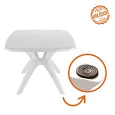 MESA 92X92X72  QUADRADA DESMONTÁVEL PARA ÁREA E LAZER - RESISTENTE E FÁCIL DE TRANSPORTAR