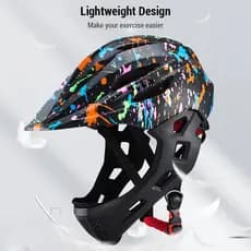 Capacetes De Bicicleta Infantis Respiráveis Ajustáveis Capacete Leve Para Crianças Com Luz LED