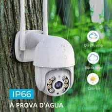 CAMERA DE SEGURANÇA SMART WIFI FULL HD - A8 1080P Prova D'água APP ICESS