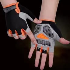 Globetrotter Luvas antiderrapantes de ciclismo esportivo para ginástica e fitness