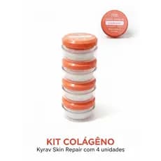 Kit Colágeno Facial Kyrav Skin Repair – Firmeza e Elasticidade (4 Unidades) Rejuvenescedor