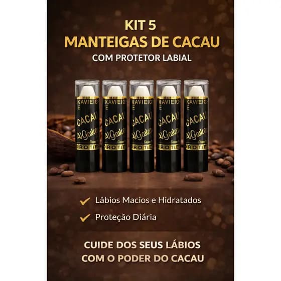 Kit Manteiga de Cacau Kyrav Proteção & Hidratação