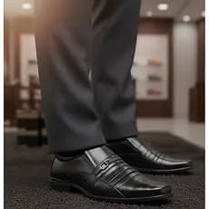 Sapato Social Couro Legítimo Masculino Elegante Confortável