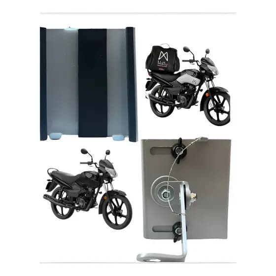 Suporte P/ Celular Moto Motoboy Reforçado Mottu Prata Seguro