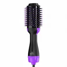 Escova Secadora 3 em 1 Profissional 1000W – Ar Quente, Íons Negativos, Alisador e Modelador 110V