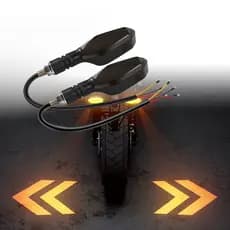 Luzes de Sinalização LED de Motocicleta com Indicação Sequencial em Flash 12V A