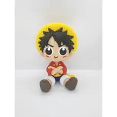 Luffy on Piece estilo amigurumi  19cm de altura