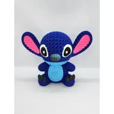 STITCH ESTILO AMIGARUMI COM 13CM