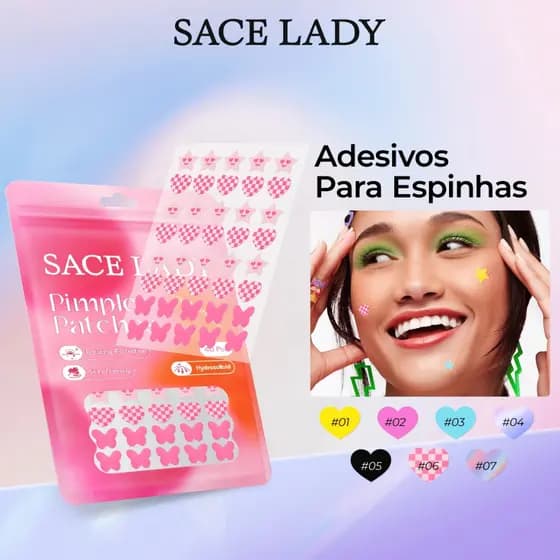 Adesivos Para Acne SACE LADY reparação da acne tratamento para manchas cuidados com a pele