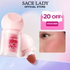 Blush Liquido SACE LADY Com Pincel Flocking Bastão de Blush Leve e Sedoso