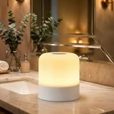 Luminária de Cabeceira LED Recarregável Sem Fio – Touch | 3 Tons de Luz