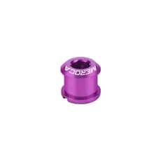 Parafuso dobrável para coroa de dentes duplos, coroa de liga de alumínio, parafuso Meroca para bicicleta, coroa 7075.