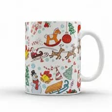 Presente Natalino Caneca Personalizada Tema Natal