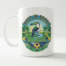 Caneca Porcela Personalizada Made In Brasil