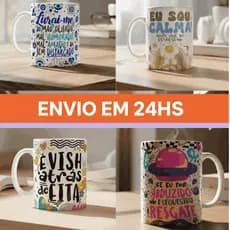 Caneca de Porcelana Personalizada Xícara com Frases Divertidas e Engraçadas Presente natal criativo