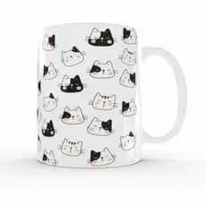 Caneca Personalizada de Porcelana com Gatinhos