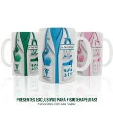 Caneca Fisioterapeuta Personalizada Com Nome