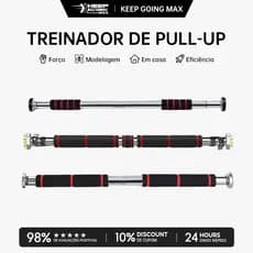 KEEP Barra Fixa Flexão Porta Apoio Regulável 60 a 100 Cm Pronta Entrega