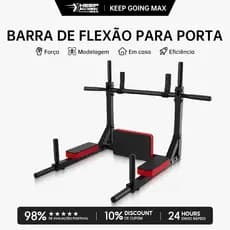 94cm Barra Horizontal de Parede para Musculação Crossfit Pull-up Chin-up Tríceps Paralelas Capacidade de Carga 200kg
