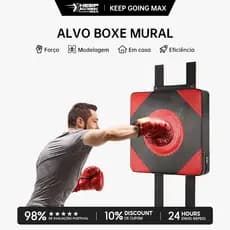 Alvo De Boxe Mural 30x30cm Sem Furo - Alvo de Parede para Treino, Academia e Artes Marciais
