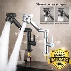 360° Torneira multifuncional giratória para cozinha e banheiro