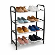 Sapateira Organizador Porta Sapatos 4 Andares Sapateira Multiuso Organizadora Compacta e Prática