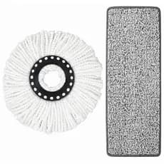 Refil para Mop Flat, Refil para mop Giratório 8 e 13 Litros Refil Mop De Limpeza Esfregão Rodo