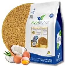 Ração Extrusada Ring Neck Natural Super Premium Nutribiótica 300g Manutenção Reprodução Ringnecks