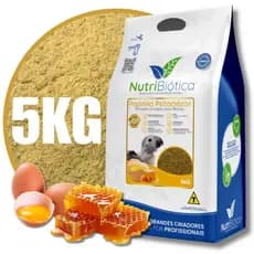 Papa Psitacídeos Filhotes Nutribiotica Super Premium Papinha Ração 5KG Papagaio Calopsita Ringneck