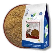 Papa Papinha Passeriformes Nutribiótica Proteína Insetos 300g Trinca Ferro Bicudo Curió Coleiro