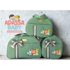 kit de bolsa Maternidade e Mochila Safari (3 Peças)