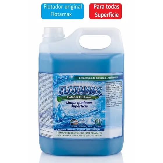 Flotamax Limpeza Pesada 5 L - Original Flotador Limpa Qualquer Superfície Multiuso Tira Limo Mofo