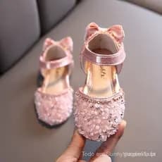 Sandálias de Cristal para Meninas com Capa Brilhante HM0T CNP