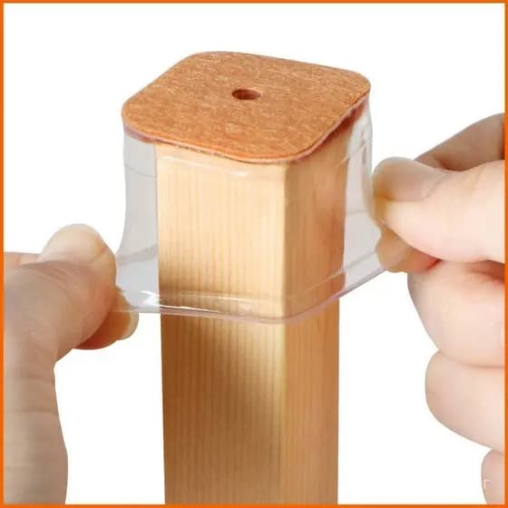 Kit Protetor De Cadeira E Pés De Mesa De Silicone De 16 Peças