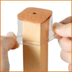 Kit Protetor De Cadeira E Pés De Mesa De Silicone De 16 Peças