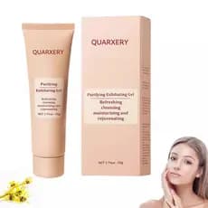 QUARXERY Gel Esfoliante Purificante Hidratante Duradouro Natural Iluminador Reparação Profunda Refrescante Não Oleoso