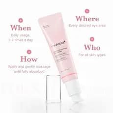 Medicube PDRN Creme para Olhos Peptídeo de Colágeno Rosa 30ml