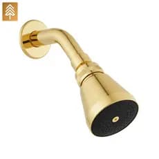 DUCHA CHUVEIRO REDONDO METAL DOURADO