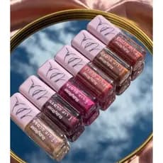 Lip Gloss Ruby Rose Original Hidratante Brilho Labial com Glitter Intenso Maquiagem