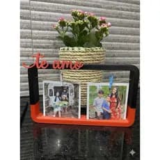 Porta Retrato Personalizado com Nome + Foto | Dia dos namorados